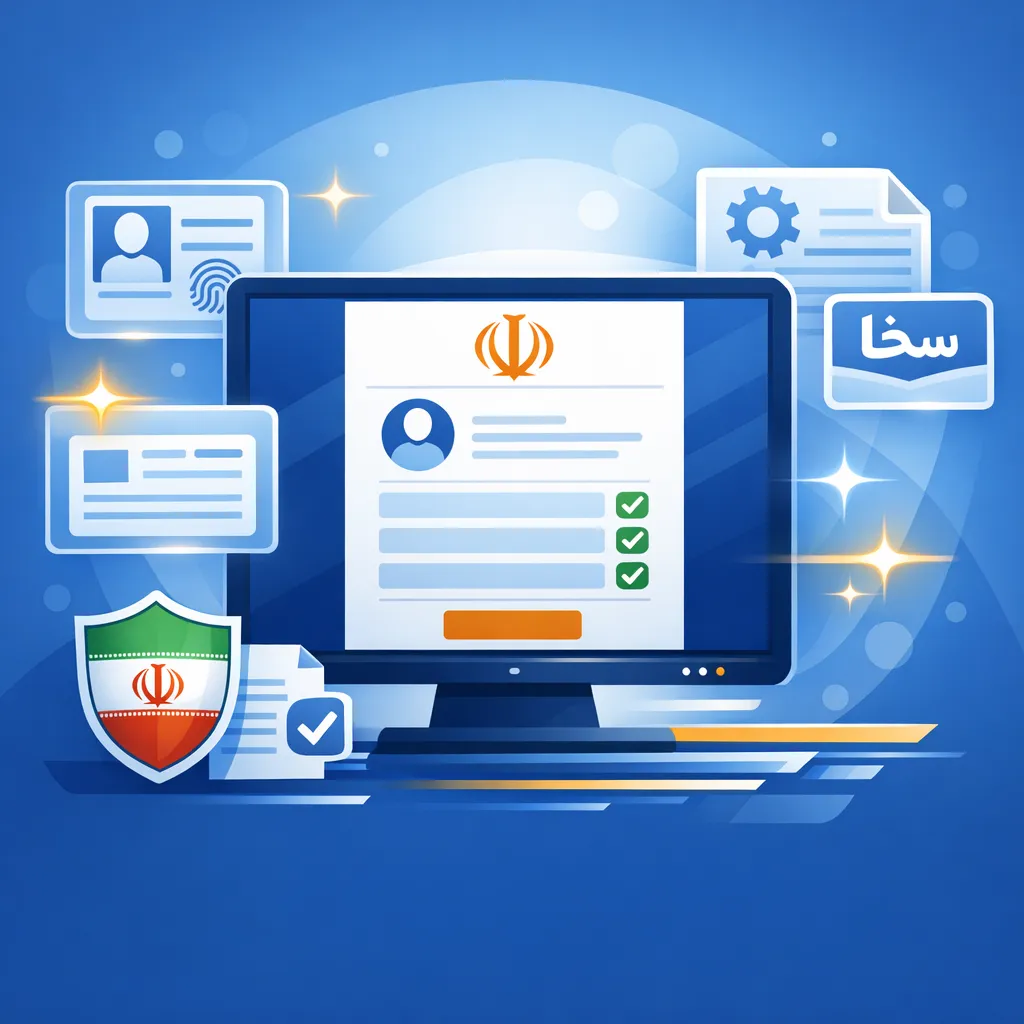 ثبت‌نام در سامانه‌های دولتی (سجا، ثنا، سخا) - Main Image